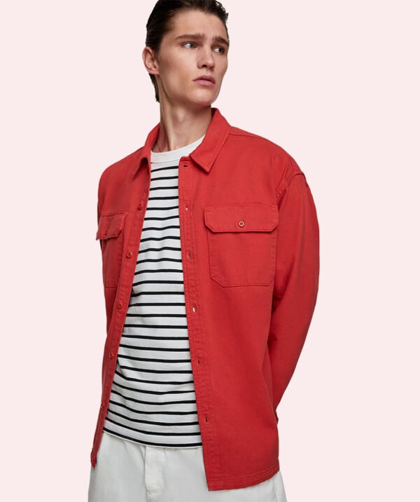 Casual Red Shirt